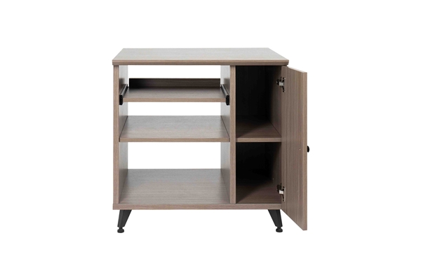 GATOR FRAMEWORKS GFW-ELITESIDECAR-GRY MOBILE RACK SIDECAR CABINET IN LEGNO CON FINITURA GRIGIA<BR>