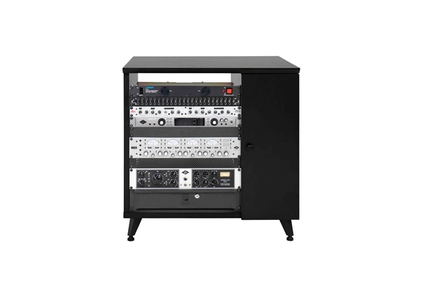 GATOR FRAMEWORKS GFW-ELITESIDECAR-BLK MOBILE RACK SIDECAR CABINET IN LEGNO CON FINITURA NERA<BR>