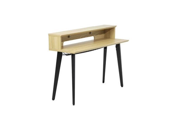 GATOR FRAMEWORKS GFW-ELITEKEYTBL61-MPL WORKSTATION IN LEGNO PER TASTIERE FINO A 61 TASTI, COLORE ACERO NATURALE OPACO<BR>