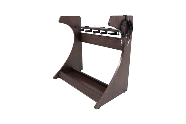 GATOR FRAMEWORKS GFW-ELITEGTR5RK-BRN RACK PER CHITARRE 5-7 POSTI IN FINITURA NOCE SCURO<BR>