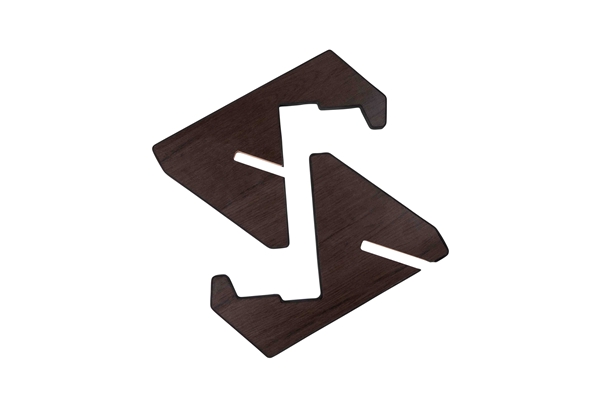GATOR FRAMEWORKS GFW-ELITEGTRXSTD-BRN SUPPORTO X PER CHITARRA IN FINITURA MARRONE SCURO<BR>