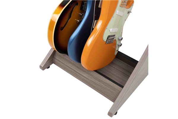 GATOR FRAMEWORKS GFW-ELITEGTR3RK-GRY RACK PER CHITARRE 3-4 POSTI IN FINITURA GRIGIO DRIFTWOOD<BR>