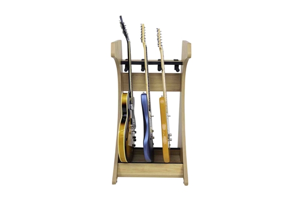 GATOR FRAMEWORKS GFW-ELITEGTR3RK-MPL RACK PER CHITARRE 3-4 POSTI IN FINITURA ACERO NATURALE OPACO<BR>