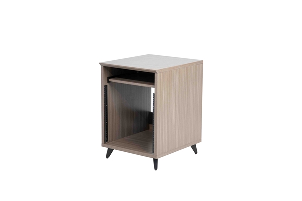 GATOR FRAMEWORKS GFW-ELITEDESKRK-GRY RACK STUDIO 10U IN GRIGIO DRIFTWOOD<BR>