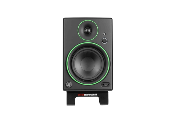 GATOR FRAMEWORKS GFW-SPKSTMNDSK-WDG - COPPIA DI SUPPORTI ANGOLATI PER SPEAKER DA SCRIVANIA