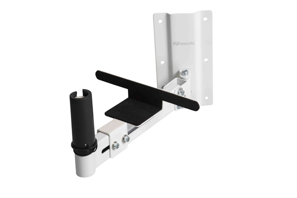 GATOR FRAMEWORKS GFWSPKWM100W - FRAMEWORKS WALL MOUNT SPEAKER STAND – WHITE
