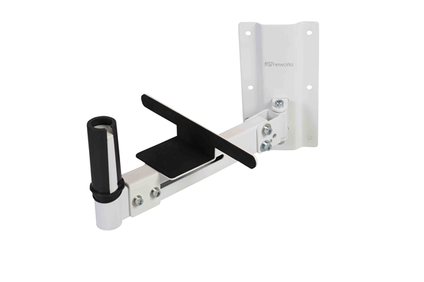 GATOR FRAMEWORKS GFWSPKWM100W - FRAMEWORKS WALL MOUNT SPEAKER STAND – WHITE