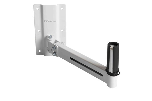 GATOR FRAMEWORKS GFWSPKWM100W - FRAMEWORKS WALL MOUNT SPEAKER STAND – WHITE