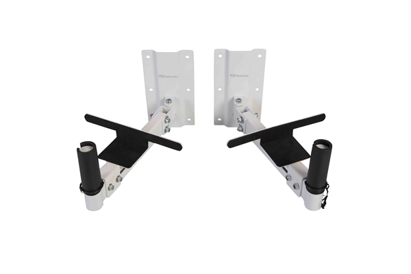 GATOR FRAMEWORKS GFWSPKWM100W - FRAMEWORKS WALL MOUNT SPEAKER STAND – WHITE