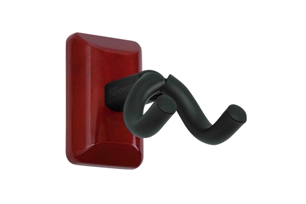GATOR FRAMEWORKS GFW-UKE-HNGRCHR SUPPORTO DA PARETE PER UKULELE E MANDOLINO CON PIASTRA IN CILIEGIO