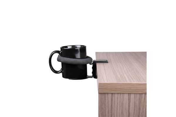 GATOR FRAMEWORKS GFW-SINGLECUP-DESK - PORTA BEVANDE A MORSETTO PER SCRIVANIA