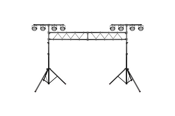 GATOR FRAMEWORKS GFW-LIGHT-LT1 SISTEMA TRUSS AMERICANE PER LUCI IN ALLUMINIO LEGGERO<BR>
