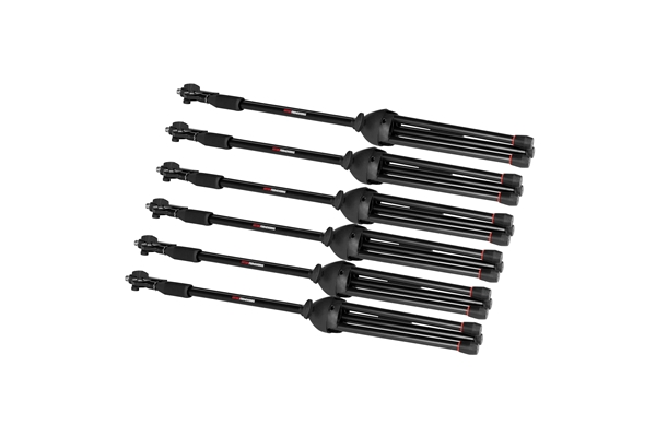 GATOR FRAMEWORKS GFW-MIC-6TRAY VASSOIO PER 6 MICROFONI COMPATIBILE CON STAND MICROFONICI