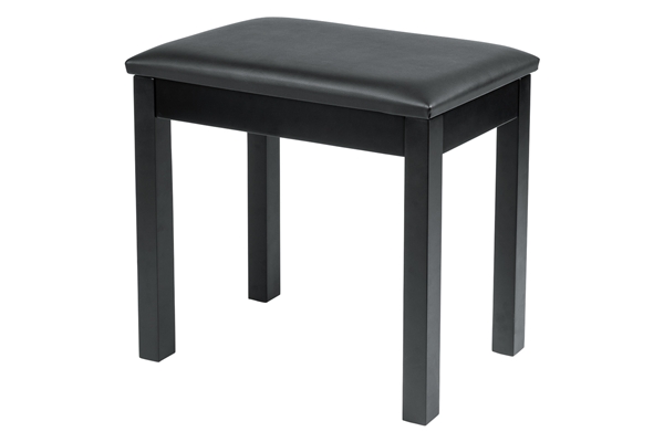 GATOR FRAMEWORKS GFW-KEYBENCH-WDBK PANCHETTA IN LEGNO NERA PER TASTIERA O PIANOFORTE CON SEDUTA IMBOTTITA