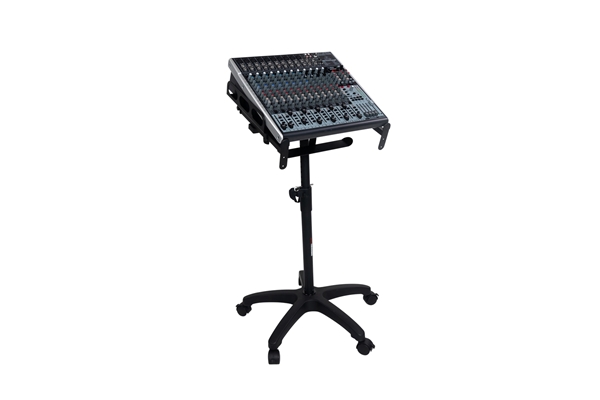 GATOR FRAMEWORKS GFW-MIXERCART-0400 STAND REGOLABILE SU RUOTE PER MIXER, CONTROLLER E UNITà RACK
