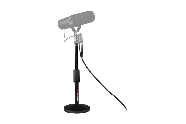GATOR FRAMEWORKS GFW-MIC-DESKTOP-2PK SET DA 2 SUPPORTI MICROFONICI DA TAVOLO CON CAVI XLR