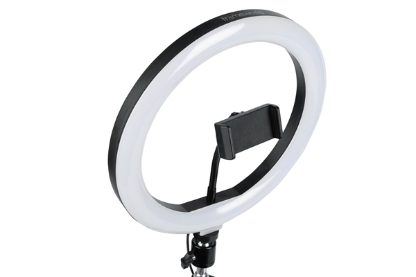 GATOR FRAMEWORKS GFW-RINGLIGHTSET SET CON DUE ANELLI LED E SUPPORTI PER SMARTPHONE IDEALE PER STREAMING, PODCAST E CONTENT CREATION
