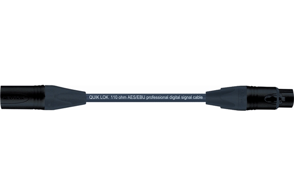 Quik Lok C-AES/EBU-0,5 Cavo Digitale AES/EBU 0,5 mt