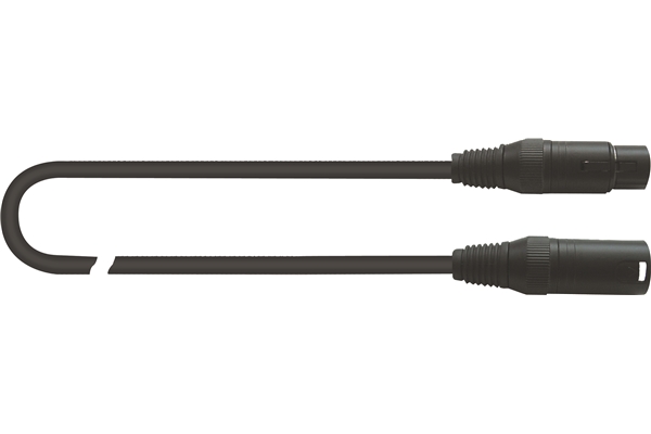 QUIK LOK MCR/611K-0,5 BK XLR MASCHIO/XLR FEMMINA