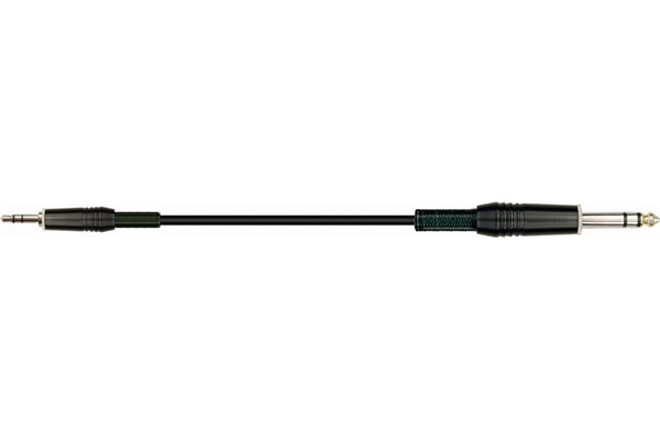 QUIK LOK STR/606K-5 BK MINIJACK STEREO/JACK STEREO