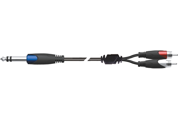 QUIK LOK SX/12-3K JACK STEREO/2 RCA MASCHIO 3 MT
