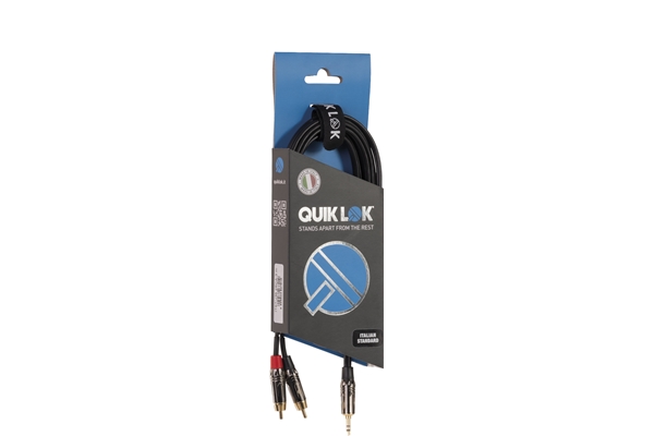 QUIK LOK ITST/J352RCA-2 JACK STEREO/2 RCA 2 MT
