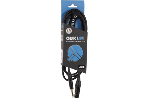 QUIK LOK ITST/FJS-3 B XLR FEMMINA/JACK STEREO