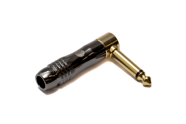 QUIK LOK G/30 JACK MONO 6.3 ANGOLATO 90° METAL GREY