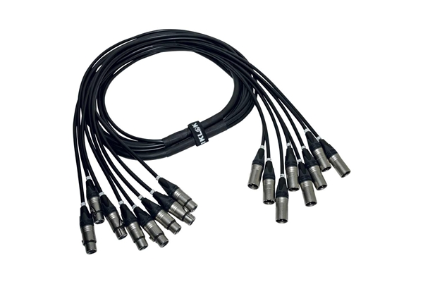 QUIK LOK ITPRO/8MF-2,5 FRUSTA 8 CANALI CANNON XLR 2,5 MT