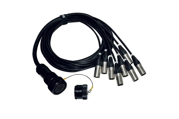 QUIK LOK ITPRO/SY25F8M-2,5 FRUSTA 8 CANALI SYNTAX F CANNON XLR M 2,5 MT