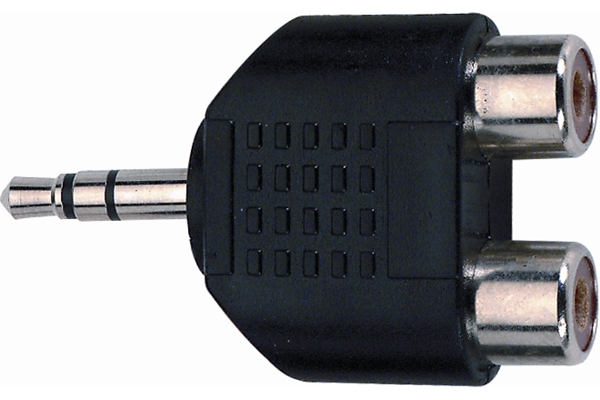 Quik Lok AD/273 Adattatore audio Jack stereo/ 2 RCA F