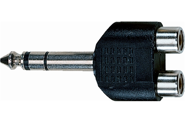 Quik Lok AD/272 Adattatore audio 2 RCA F/Jack 6.3