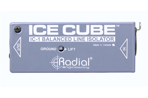 Radial Engineering IceCube IC-1 Isolatore di Linea Bilanciato e Hum Eliminator