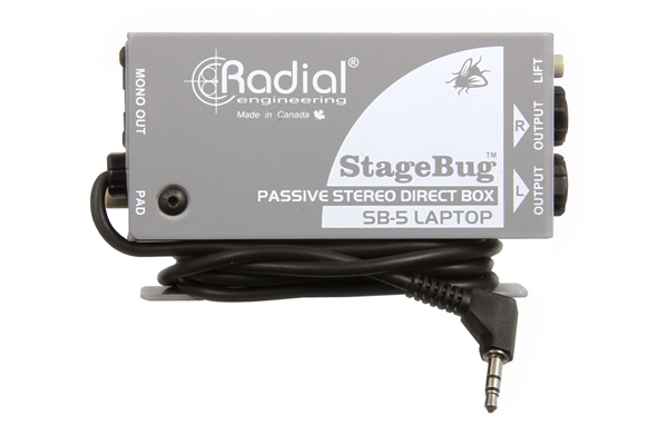Radial Engineering SB-5 Laptop - Dj Equipment Accessori - DI Box