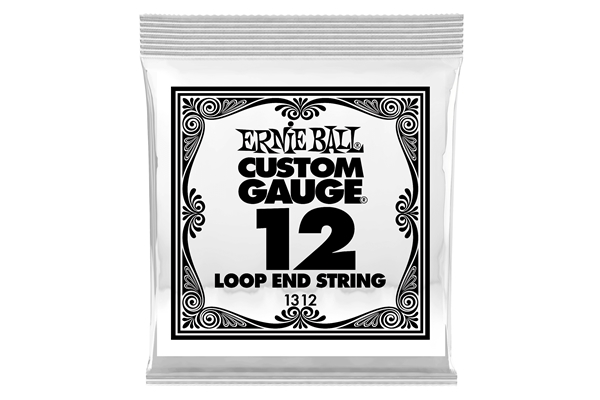 ERNIE BALL 1312 STAINLESS STEEL PLAIN LOOP END .012