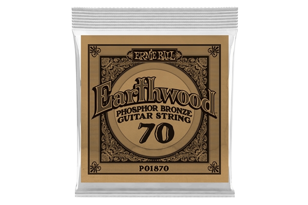 ERNIE BALL 1870 EARTHWOOD PHOSPOR BRONZE .070