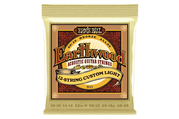 ERNIE BALL 2013 EARTHWOOD 12-STRING CUSTOM LIGHT BRONZE 80/20