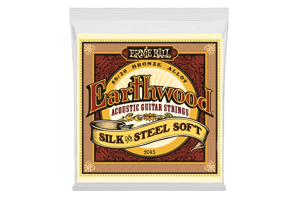 Ernie Ball 2045 Earthwood Silk & Steel 80/20 Bronze Soft 11-52