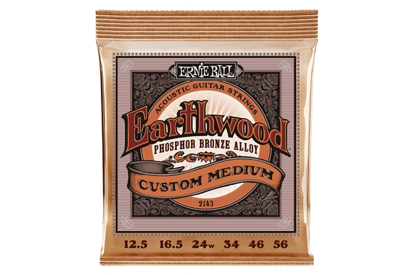 ERNIE BALL 2143 EARTHWOOD CUSTOM MEDIUM PHOSPHORE BRONZE