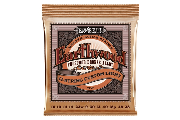 ERNIE BALL 2152 EARTHWOOD 12-STRING CUSTOM LIGHT PHOSPHORE BRONZE