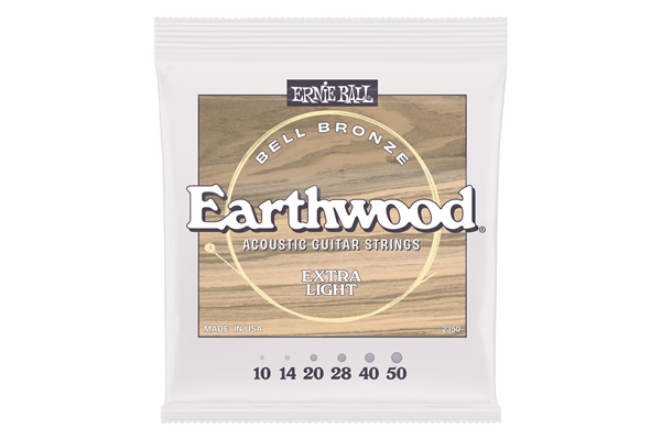 ERNIE BALL 2350 EARTHWOOD BELL BRONZE ACOUSTIC EXTRA LIGHT 10-50