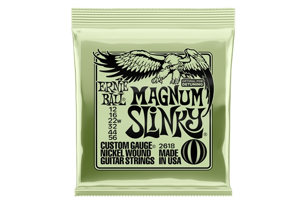 ERNIE BALL 2618 NICKEL WOUND MAGNUM SLINKY 12-56