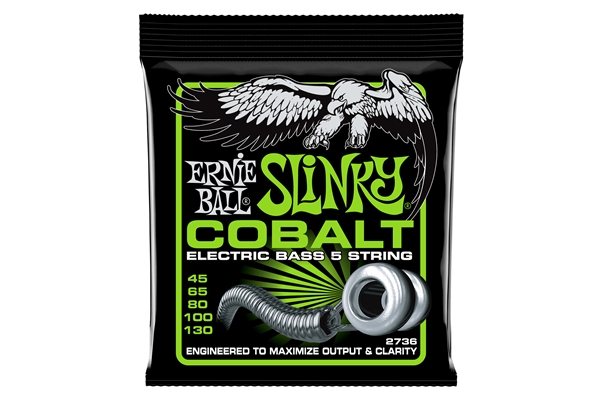 Ernie Ball 2736 Bass 5 Slinky Cobalt 45-130