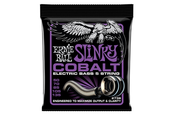 ERNIE BALL 2738 POWER SLINKY COB 5 BASS 50-135
