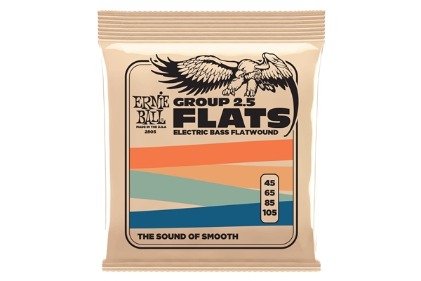ERNIE BALL 2805 FLAT GROUP 2.5 ELEC BASS 45-105