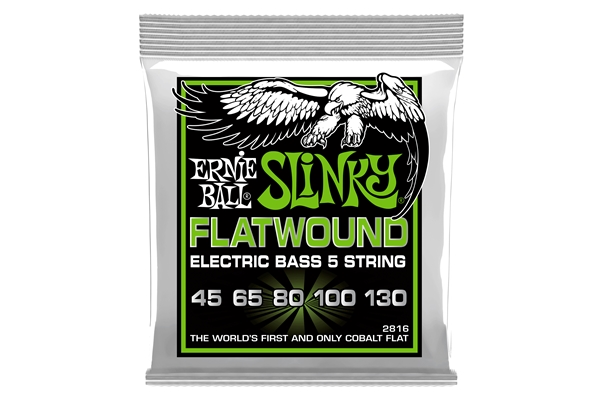 Ernie Ball 2816 Regular Slinky Flatwound 45-130