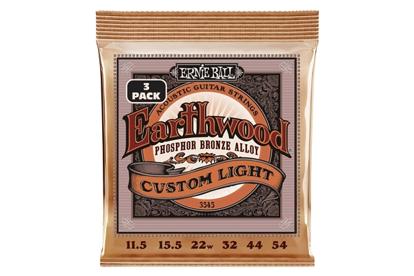 ERNIE BALL 3545 ERTHWD CUSTOM LIGHT PHOS 11.5 54