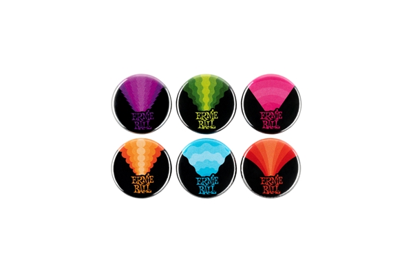 ERNIE BALL 4008 COLORS OF ROCK'N'ROLL 1 BUTTONS