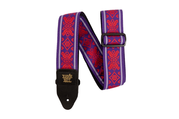 ERNIE BALL 5330 ROYAL FLUSH RED JACQUARD STRAP