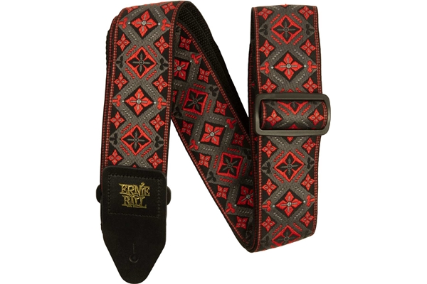 ERNIE BALL 5346 RED KING JACQUARD STRAP